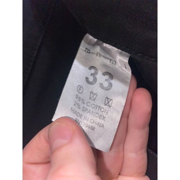 Men's 33 mnml Distressed Skinny Jeans - Picture 5 of 8